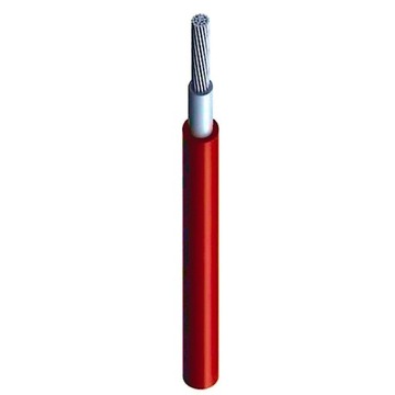 KABEL PRZEWÓD SOLARNY SŁONECZNY CZERWONY 1x4mm2