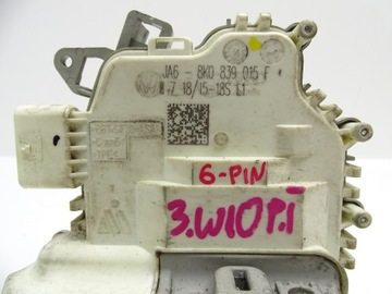 ЗАМОК ЗАДНЕЙ ПРАВОЙ ДВЕРИ AUDI A4 B8 A5 8T 6 PIN 8K0839015F