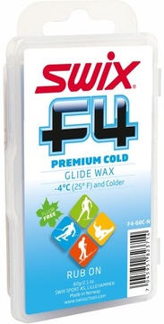 Смазка универсальная Swix PREMIUM WAX F4-60C-N - 60г