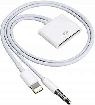 ADAPTER AUDIO 8PIN DO 30 PIN APPLE LIGHTNING JACK