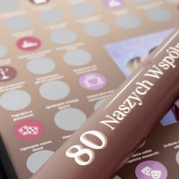 Постер скретч-карты для пар - Zdrap Chwile (А2) Скретч-карта для впечатлений в подарок