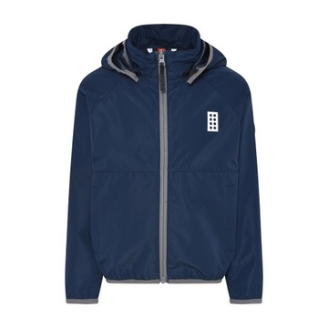 Детская куртка из софтшелла LEGO, темно-синяя 140