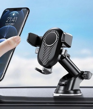 Прочный и устойчивый держатель для телефона в кабине, решетка окна автомобиля Черный