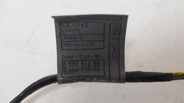 BMW X5 E70 Жгут PDC переднего бампера 4xPDC 9205814