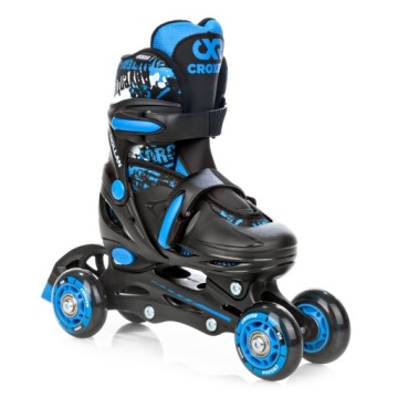 Роликовые коньки Регулируемые 3в1 Croxer Nollan 26-29 LED Wheel