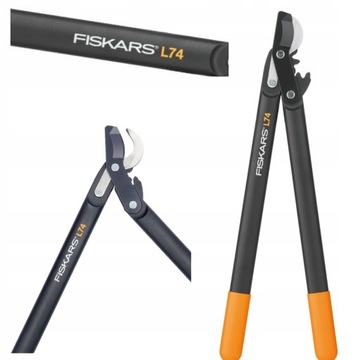 Sekator nożycowy Fiskars L74 M PowerGear dwuręczny 1000582 hook do gałęzi