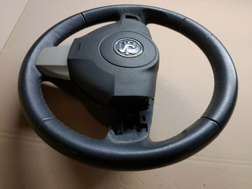 КОЖАНЫЙ РУЛЬ + ПОДУШКА OPEL ASTRA H III 3