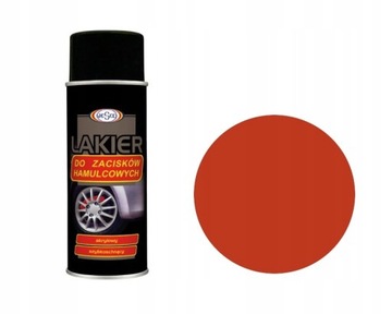 LAKIER SPRAY DO ZACISKÓW HAMULCOWYCH CZERWONY MAT RAL2002 400ml WESCO