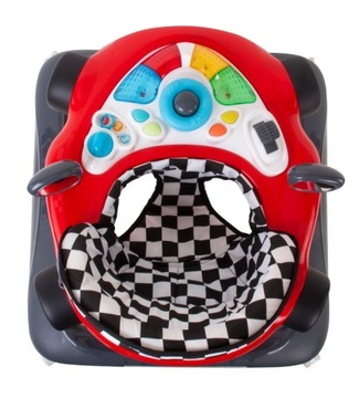 Интерактивные ходунки, красно-черный гонщик