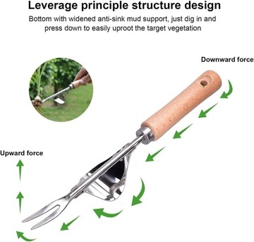 Съемник резца для удаления сорняков Прополка из нержавеющей стали