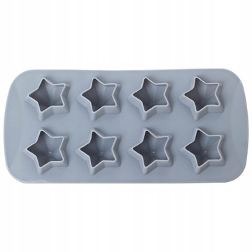 СИЛИКОНОВАЯ ФОРМА ЗВЕЗДЫ ШОКОЛАДЫ ПРРАЛИНЕ ЖЕЛЕ КУБИКИ ЛЬДА 846