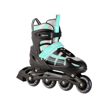ŁYŻWOROLKI Z WYMIENNĄ PŁOZĄ HOKEJOWĄ 2W1 NILS EXTREME NH18366A ROZM. 31-34