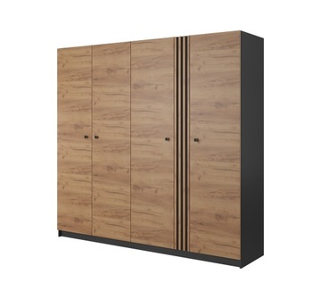 Szafa 220 system DECO craft / antracyt SYPIALNIA