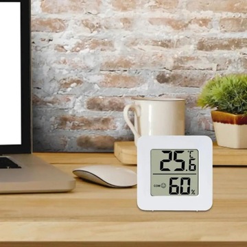 ГИГРОМЕТР ЭЛЕКТРОННЫЙ ТЕРМОМЕТР ЦИФРОВОЙ ДИСПЛЕЙ МИНИ-МЕТЕОСТАНЦИЯ