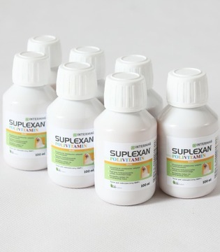 SUPLEXAN Polivitamin Witaminy dla Drobiu Kur Gęsi Indyków Kaczek 3 x 100ml