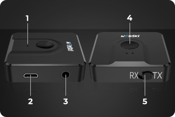 ПЕРЕДАТЧИК BLUETOOTH AUX ПРИЕМНИК / ПЕРЕДАТЧИК