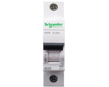 Wyłącznik nadprądowy Schneider Electric 230 V IP20 25 A
