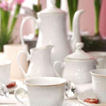 Сахарница ĆMIELÓW ROCOCO GOLD STRIP 3604 250 МЛ