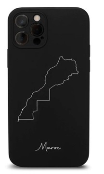 CASE OBUDOWA PLECKI ETUI CZARNE MAROKO IPHONE 13 PRO MAX