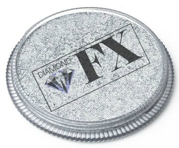 Farba do malowania twarzy i ciała Diamond FX 30 g Metallic Silver