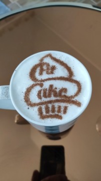 Дизайн логотипа шаблона кофе с какао-шоколадом