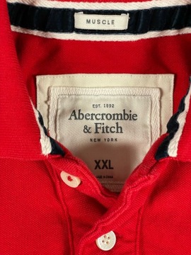 Abercrombie &Fitch koszulka polo unikatLogo XL