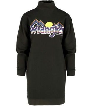 WRANGLER HIGH NECK SWEAT DRESS SUKIENKA DRESOWA S
