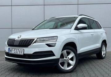 Skoda Karoq Crossover 1.5 TSI ACT 150KM 2021 Skoda Karoq Salon Polska Automat Grzane fotele Led Tempomat Parktronic