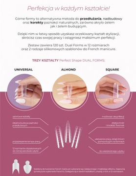 Victoria Vynn PERFECT SHAPE DUAL FORMS Square 120 шт. TOP FORMS SQUARE