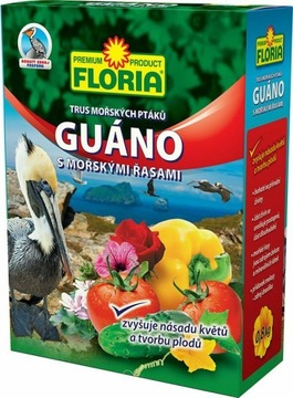 GUANO Z MORSKIMI WODOROSTAMI 0,8 KG WARZYWA FLORIA