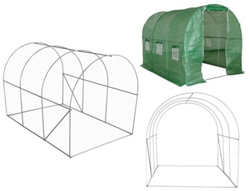 STELAŻ DO TUNELU OGRODOWEGO SZKLARNI 3x2x2 m SZKIELET 2X3