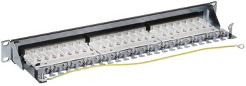 ПАТЧ-ПАНЕЛЬ RJ-45 PP-24/RJ6-C/FTP