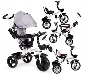 КОЛЯСКА RICKLE BIKE * БЕЗОПАСНАЯ * ИДЕАЛЬНЫЙ ПОДАРОК ​​ДЛЯ ОДНОГО ОДНОГО * 3 В 1