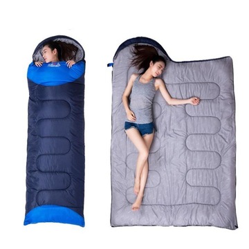 Водонепроницаемый уличный спальный мешок темно-синего цвета 1,35 кг