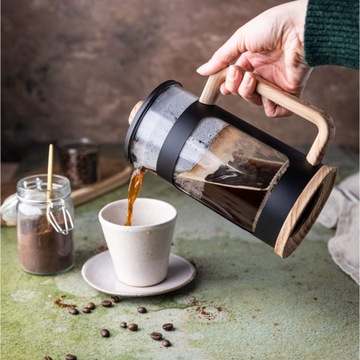 Zaparzacz do kawy herbaty 600ml dzbanek French Press KLAUSBERG KB-7680