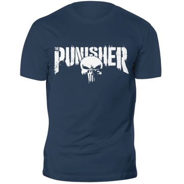 Punisher Czaszka Koszulka Na Siłownię Trening Gym Czacha Khaki Militarna