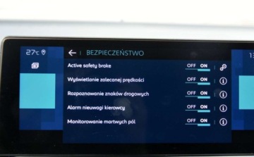 Citroen C5 Aircross I SUV Plug-In Facelifting 1.6 PureTech Plug-In 225KM 2023 Citroen C5 Aircross SKORA Alusy LED Navi. BLIS linne assist 1.6 225KM, zdjęcie 33