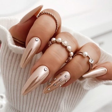 EFEKTOWNY PYŁEK DO PAZNOKCI Hailey Effect perłowa tafla