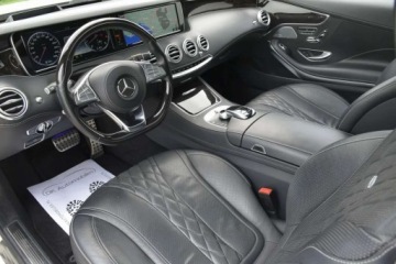 Mercedes Klasa S W222 Coupe 500 456KM 2015 Mercedes-Benz Klasa S MERCEDES S550 456KM Coupe AMG DESIGNO LED Dociagi Ka, zdjęcie 4