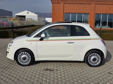 Fiat 500 II Seria 1 1.2 69KM 2011 Fiat 500 1.2 69Ps Panorama POLSKORY Alu Bialy Gwarancja 1.2 Benzyna, zdjęcie 3