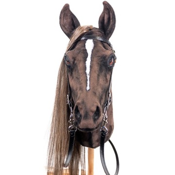 REALISTYCZNY KONIK HOBBY HORSE – CIEMNY KASZTAN A4