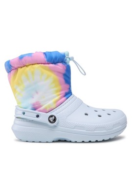 CROCS Śniegowce Classic Lined Neo Puff Tie Dye 207