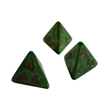 НАБОР ИЗ 25 КУБИКОВ D4 ДЛЯ РПГ, ЧЕТЫРЕХСТОРОННИЕ КУБИКИ ELVIC AMBUSH