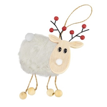 Елочные украшения Деревянные подвески Набор елочных игрушек x6