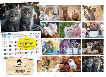 Настенный календарь CATS KITTENS 2024+2025