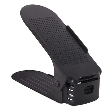 ЧЕРНЫЙ ОРГАНАЙЗЕР ДЛЯ ОБУВИ ДЛЯ ГАРДЕРОБА ДЕРЖАТЕЛЬ ДЛЯ ОБУВИ ПОЛКА