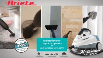 Oczyszczacz parowy ARIETE 4147 xvapor no stop