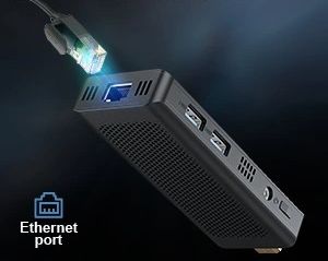 Мини-ПК T6 PRO 6/128 ГБ Win10 Dual HDMI Stick RJ45