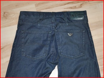 ORYGINALNE spodnie / ARMANI JEANS 121 / 31 / 30 elastan elastyczne cienkie