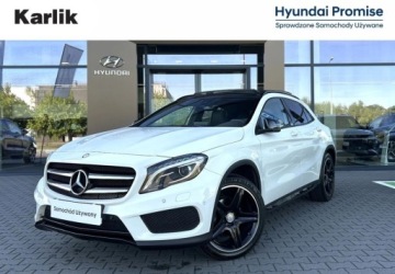 Mercedes GLA I Off-roader 1.6 200 156KM 2015 Mercedes-Benz GLA Salon Polska AMG Dach Panoramiczny Kamera cofania Na